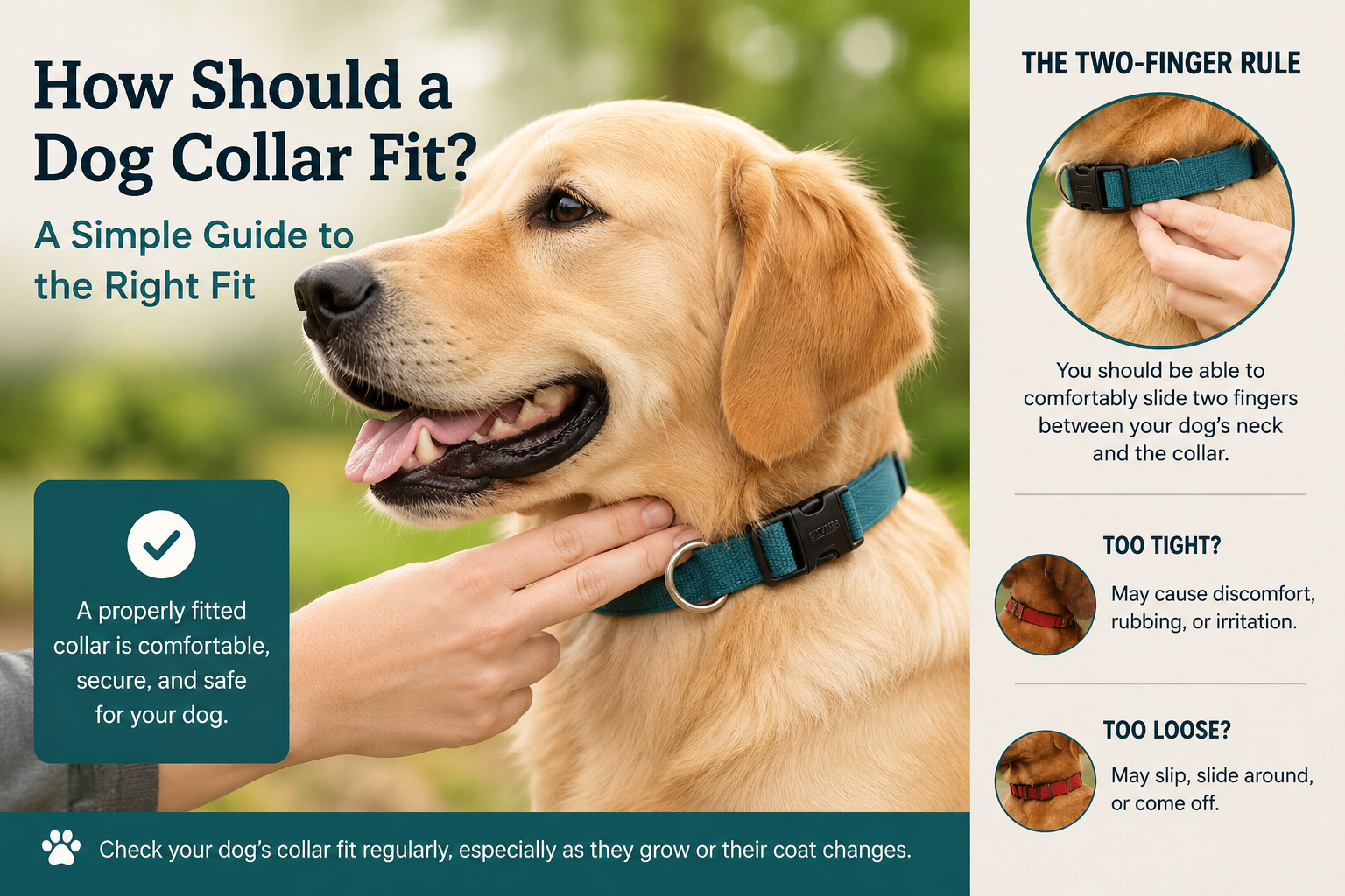 How Should a Dog Collar Fit? A Simple Guide to the Right Fit