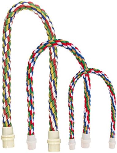 JW Pet Comfy Perch For Birds Flexible Multi-color Rope, Small - Image 5