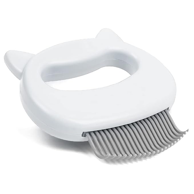 Leo's Paw The Original Pet Hair Removal Massaging Shell Comb Soft Deshedding by LeosPaw