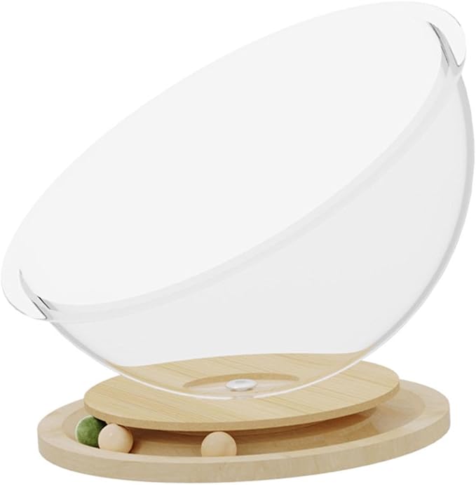 Space Capsule Cat Transparnt Cat House Set by Gralara