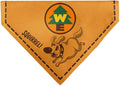 Disney Pet Bandana Up Dug Squirrel Pose and Wilderness Explorer Badge Orange by Buckle-Down