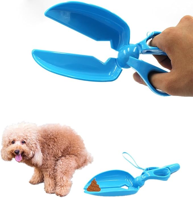 2 Pack Dog Pooper Scooper Mini Portable Pet Waste Poop Scissor Scoop Picker - Image 4
