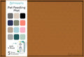 Dog Food Mat - 24x15 Raised Edges Dogs Mat by PETHAPPILY