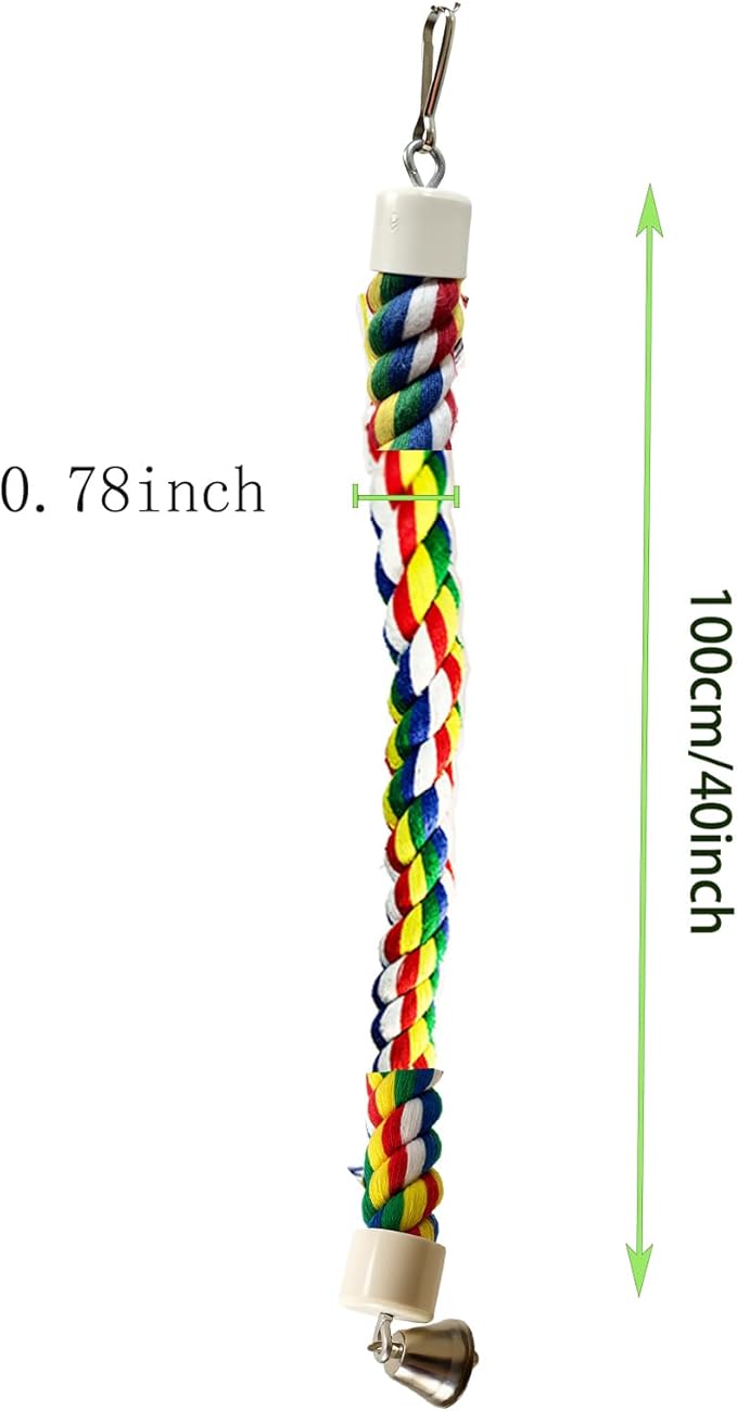 Bird Rope Perch & Birds Swing Set - Image 4