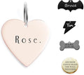 316 Surgical Grade Stainless Steel Personalized Dog & Cat ID Tags by ADOGINTHEHOUSE