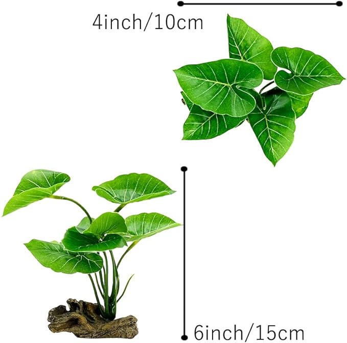 Smoothedo-Pets Fish Tank Decor Aquarium Decorations Ornaments Betta Leaf pad - Image 3