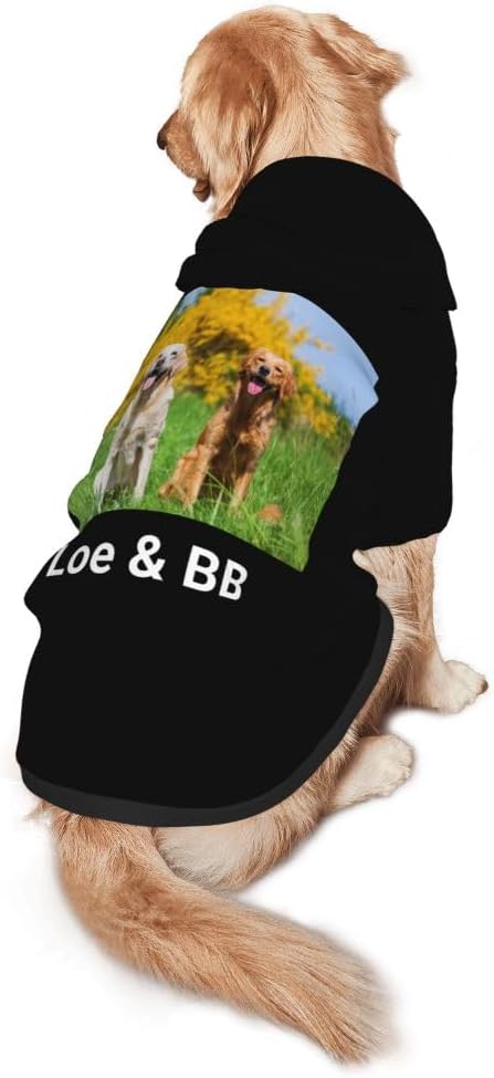 Custom Dog Clothes with Photo Name Logo Personalized Dog Sweaters - Image 2