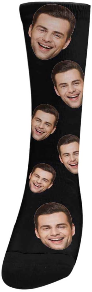 MyPupSocks Custom Personalized Photo Pet Face Socks, Cat and Dog Tracks Paws - Image 3