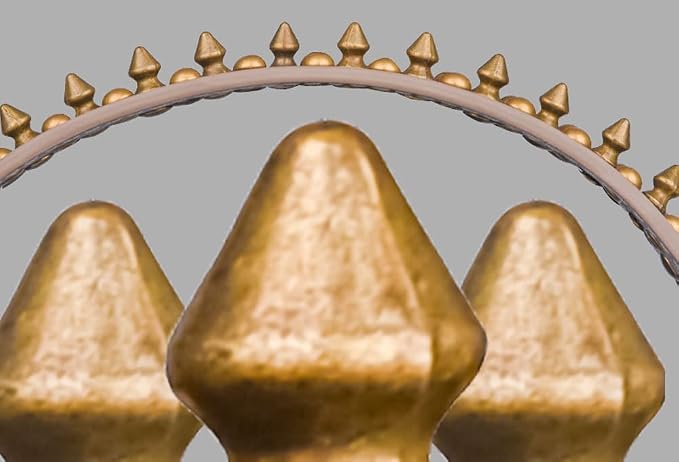 Spiked Dog Collar Soft Pu Leather Mushrooms Rivet Spike Studded Puppy - Image 4
