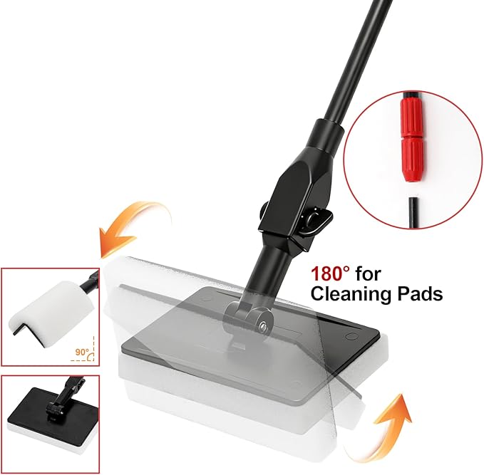 TOPZEA 6 in 1 Aquarium Cleaning Tool Kit, Fish Tank Cleaner Set - Image 4