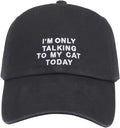 Cat Mom & Dad Hats for Proud Cat Parents | for Men & Women | Embroidered Text by Hatphile