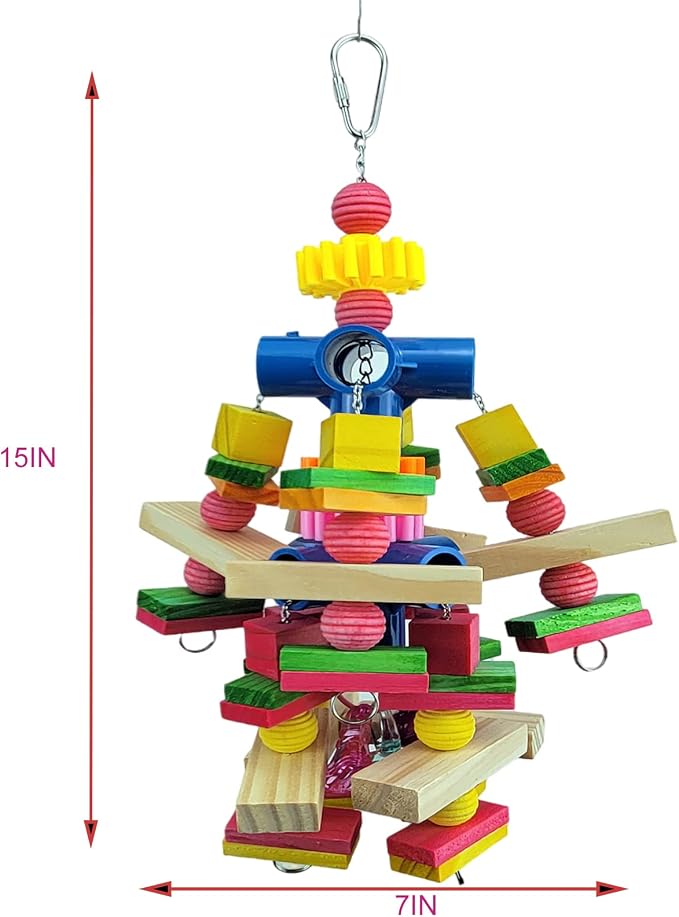 Parrot Toys for African Grey Parrots, Small Macaws, Amazon Parrots Small and - Image 4