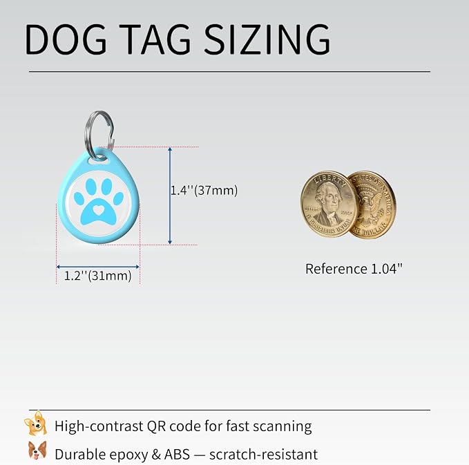 2 Pack-Custom pet Tags, Pet Id Tags - Image 2