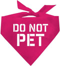 Do Not Pet Dog Bandana by TeesTails