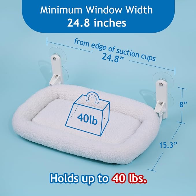 Zakkart Foldable Cat Hammock for Window - Image 4