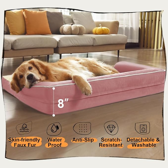 Orthopedic Washable Large Dog Bed, Large XXXL Pet Dogs - Image 6
