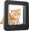 Smart Cat Door for Interior & Exterior Doors, Inter Frame Size 8.34" x 7.83" by LcsiucoCarNavigationRadio