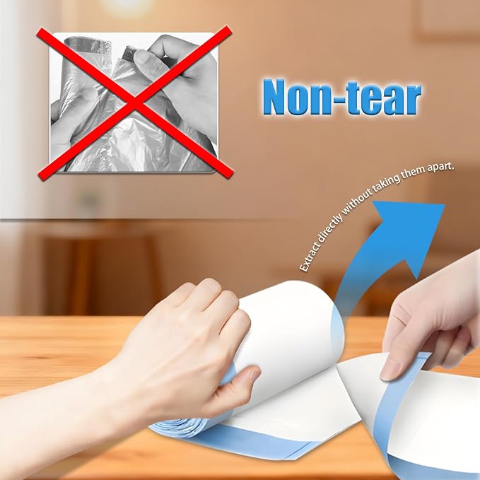 120 Pack Cat Litter Bags with Drawstring, Compatible with Litter-Robot 3/4 - Image 7
