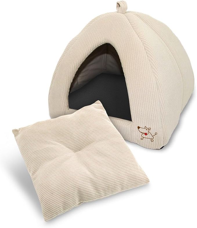 Best Pet Supplies Dog House Bed Crate Mat Tent Indoor Round Soft Plush - Image 2