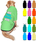 Custom Dog Clothes with Photo Name Logo Personalized Dog Sweaters by Mynvzrk