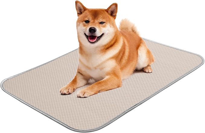 Summer Dog Cooling Mat Washable Ice Silk Self Cool Pad by Buvlnee