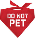 Do Not Pet Dog Bandana by TeesTails