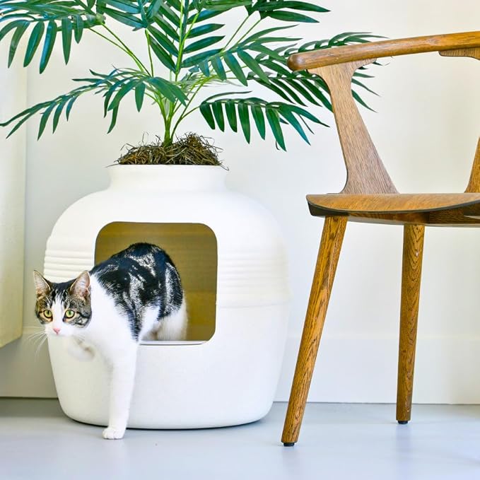 Good Pet Stuff Hidden Litter Box Planter, Decorative Cat Litter Enclosure - Image 14