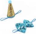 CheeseandU Pet Cute Birthday Party Cone Hat and Bow tie Collar Set by Unknown