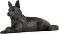 JFSM INC. 6" Black German Shepherd Dog Figurine – Hand-Painted Gift by JFSM+INC.