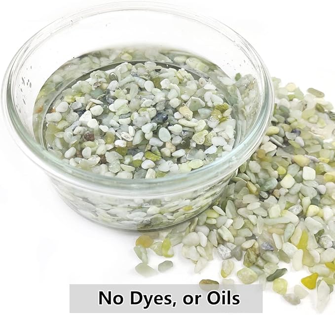2LB Succulent and Cactus Pebbles, 1/5 Inch Jade Natural Decorative Polished - Image 3