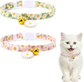 2 Pack Cat Collar Breakaway, Daisy Collar by Unknown