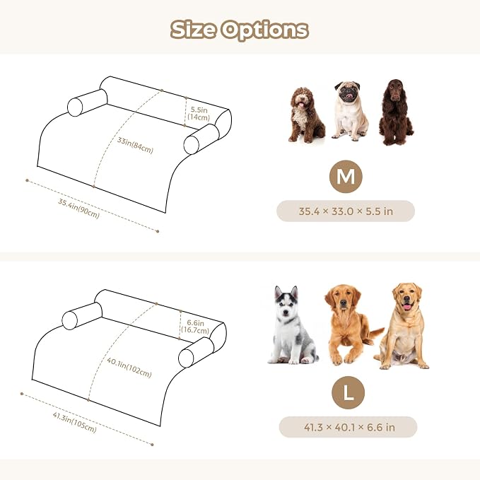 Avont Dog Bed Mat for Couch, Warm Fluffy Calming Sofa Topper Furniture - Image 5