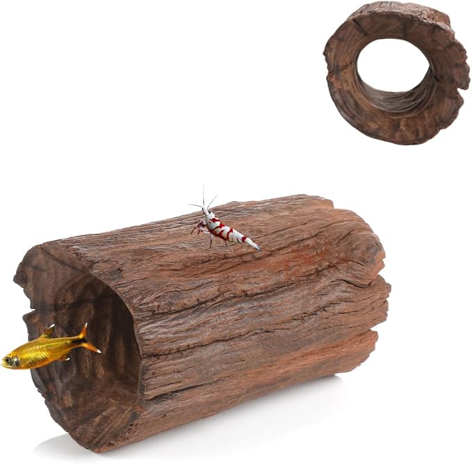 Betta Wood Tunnel Tube, Betta Fish Toys Hideout by Unknown