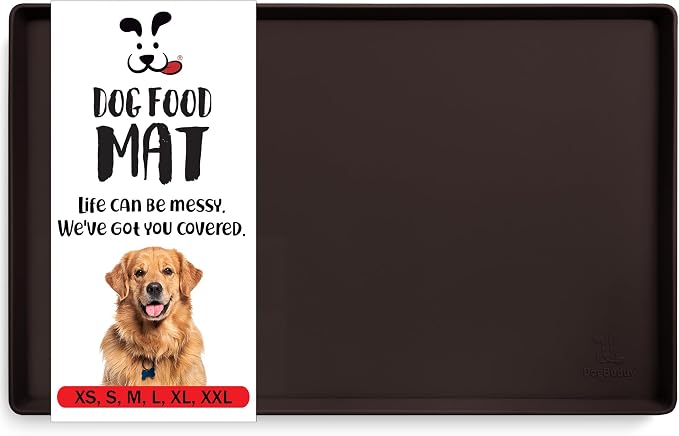 DogBuddy Dog Food Mat – Waterproof Dog Bowl Mat by DogBuddy