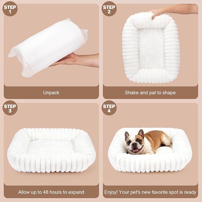 Dog Bed for Small Medium Size Dog, Washable Self Warming Dog Cat Beds for - Image 6