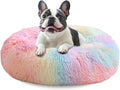 JOLLYVOGUE Calming Dog Bed Large Size Dog, Anti-Anxiety Donut Large Pet Bed by JOLLYVOGUE
