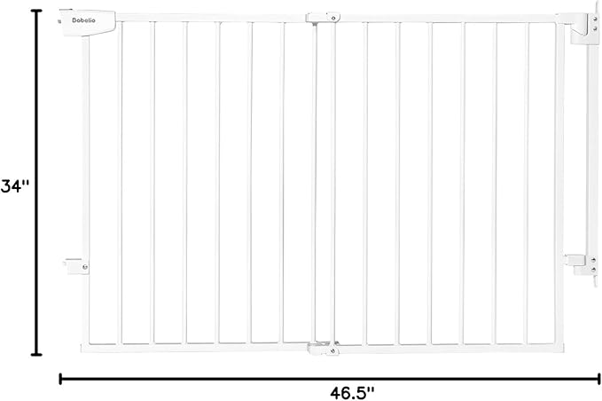 Babelio 34" Tall No Bottom Bar Baby/Dog Gate - Image 10