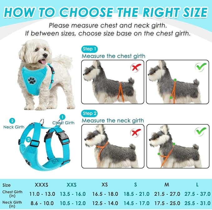 SlowTon Dog Seat Belt Harness for Car, Dog Car Harness Adjustable Mesh - Image 6