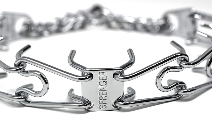 Herm Sprenger Prong Dog Training Collar, 3.2mm x 23in Medium, Ultra-Plus Chrome - Image 5