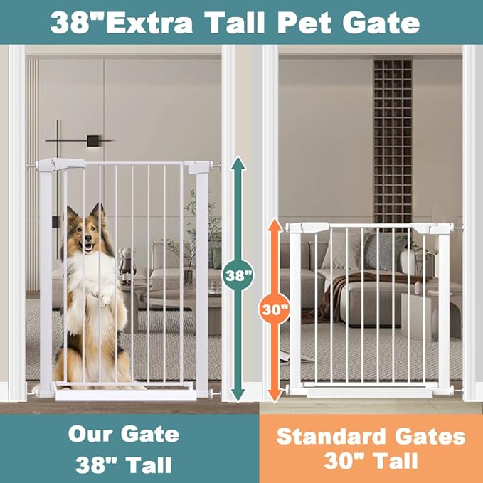 Fairy Baby Narrow Baby Gate 26.8 Inch to 29.5 Inch Wide - Image 3