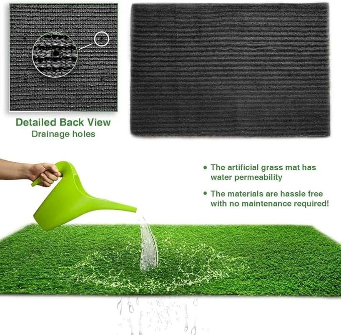 ALTRUISTIC Artificial Grass 15FTX49FT, Realistic Fake Grass Deluxe Turf - Image 5