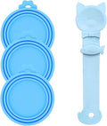 Cat Treat Spoon & 3 Pcs Can Lids | Cat Strip Feeder Squeeze by DORUI