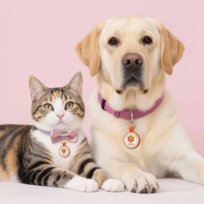 ESA Dog Tag, QR Code Dog Tag, Modifiable Free Pet Online Profile, Scannable QR - Image 7