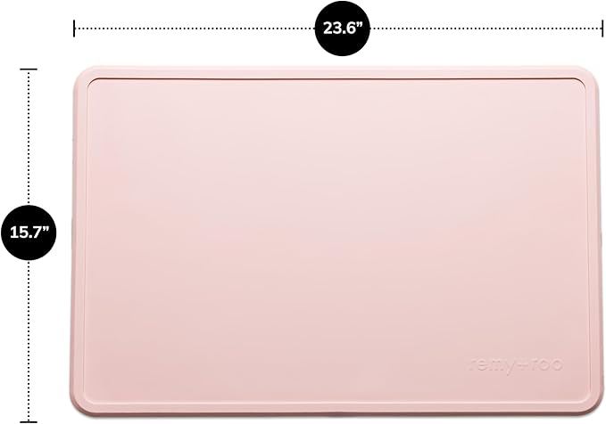 Remy+Roo Peony Silicone Dog Food Mat - Image 6
