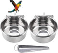 Parrot Feeding Bowls, Bird Cage Cups Holder by Tfwadmx
