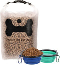 ANVS Silicone Pet Food Storage Bag, 40-Cup Dog Food Travel Bag by ANVS