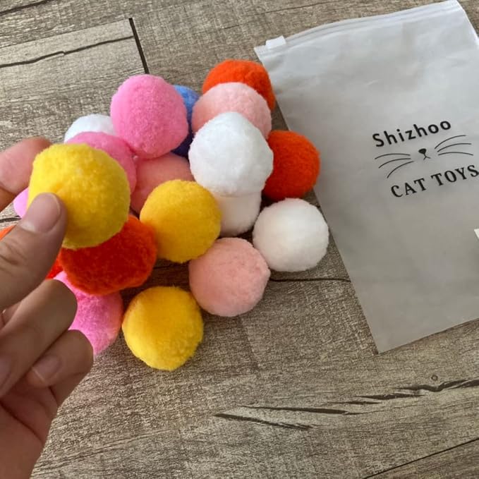 Premium Soft Pom Pom Balls for Kittens - Image 7