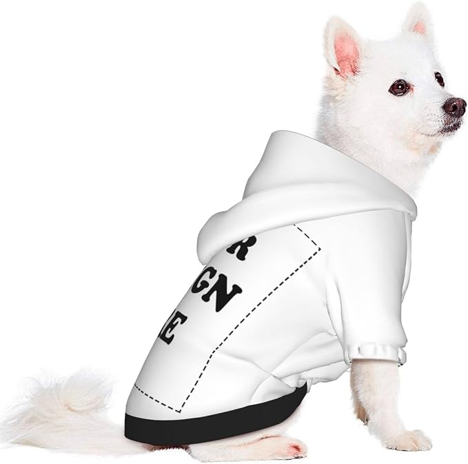 Dog Clothes, Custom Dog Hooded Sweatshirt, Personalized Pet Costume Robe Shirt - Image 2