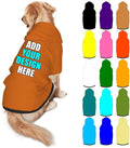 Customized Dog Hoodie with Name Logo Personalized Text Soft & Warm by Mynvzrk