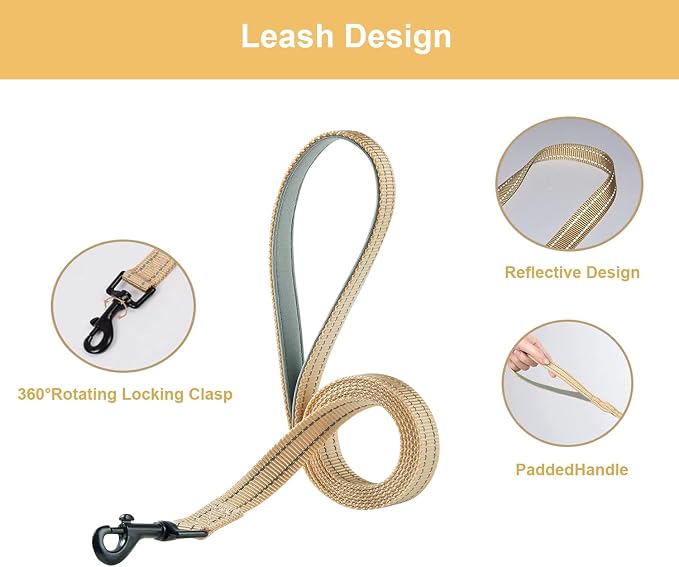 Hipubby Dog Harness and Leash Set, No Pull Soft Mesh Puppy Harness - Image 4
